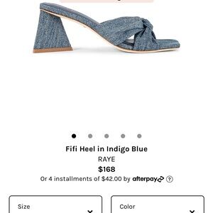 Raye Fifi Denim Slide